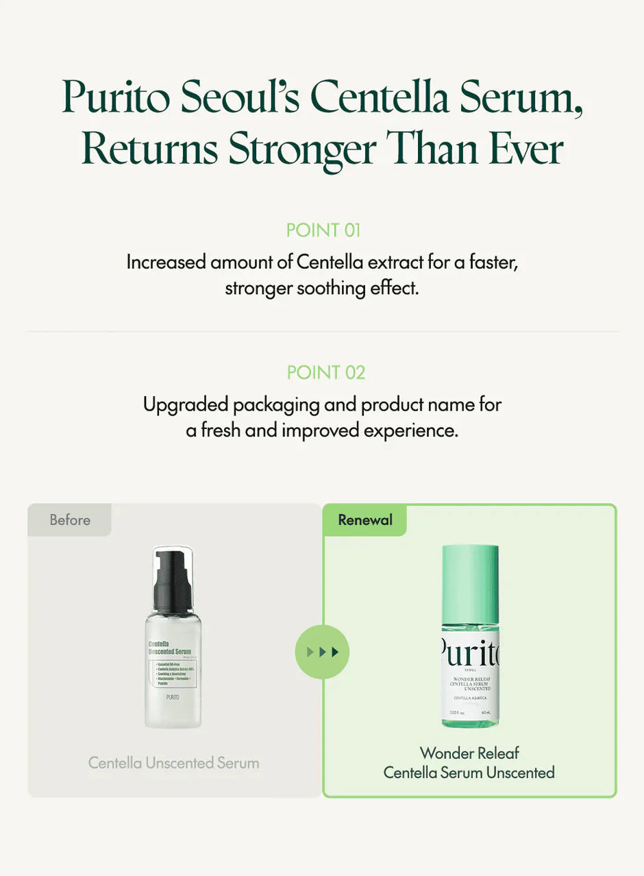 Purito Seoul Wonder Releaf Centella Serum Unscented Purito Seoul