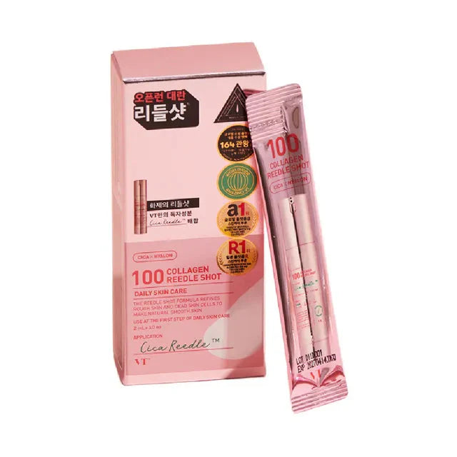 VT COSMETICS 100 Collagen Reedle Shot Stick Pouch (10EA) VT COSMETICS