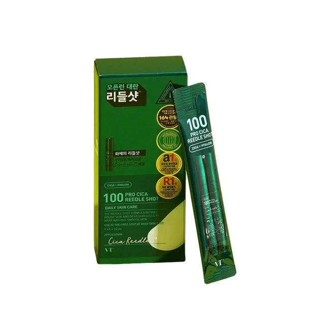 VT COSMETICS 100 PRO CICA REEDLE SHOT STICK POUCH (10EA) VT COSMETICS