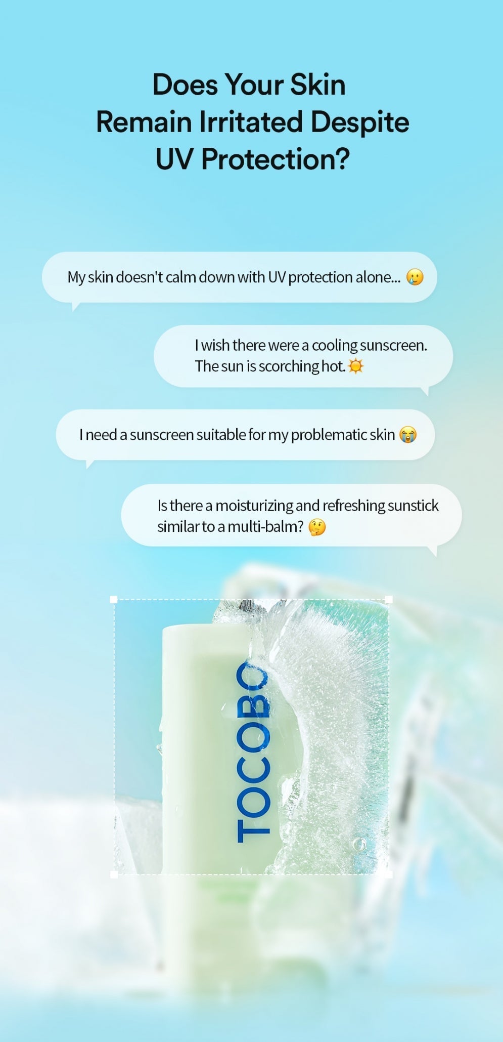 TOCOBO Cica Cooling Sun Stick SPF50+ PA++++ TOCOBO
