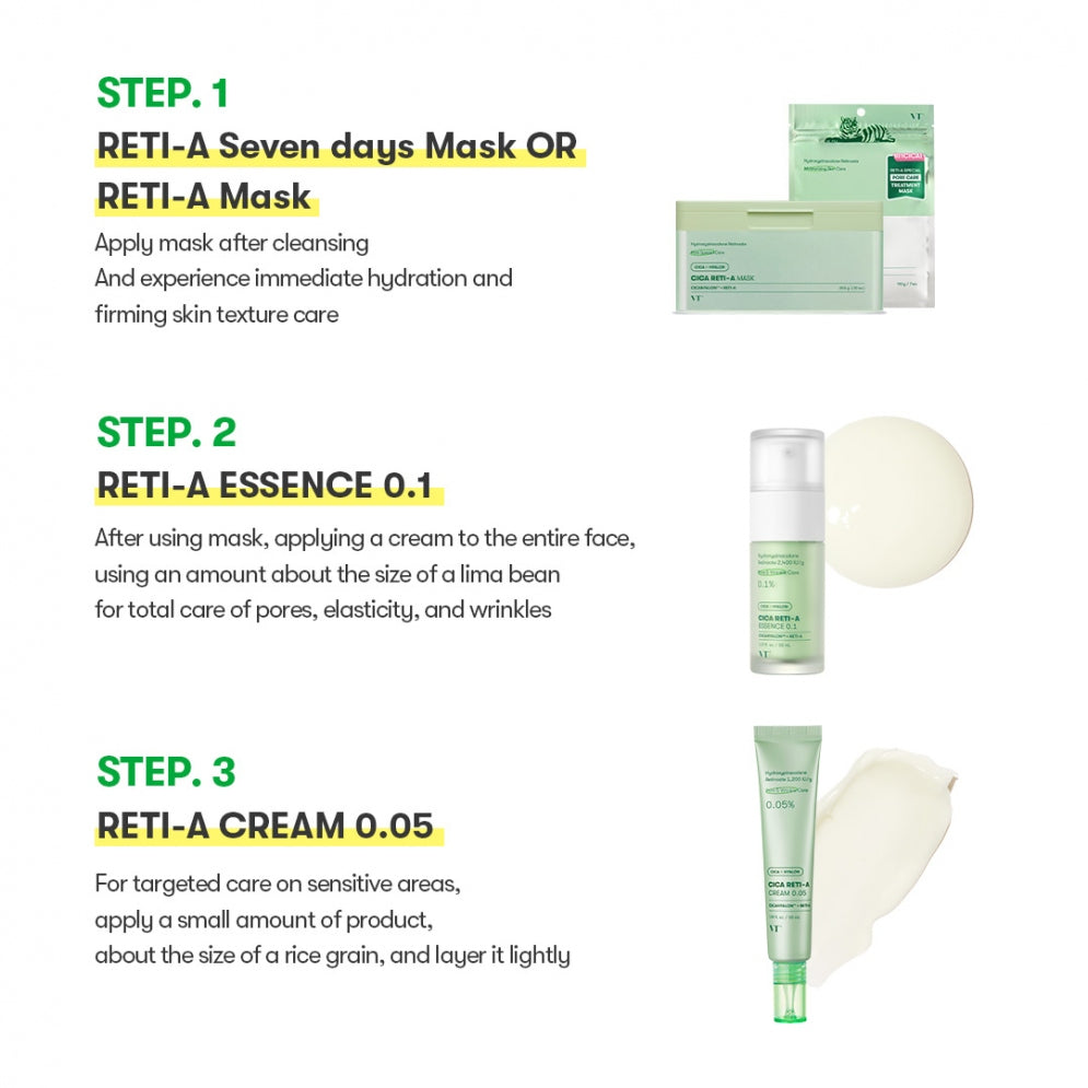 VT COSMETICS CICA RETI-A MASK VT COSMETICS