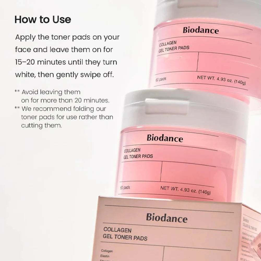 BIODANCE Collagen Gel Toner Pads Biodance