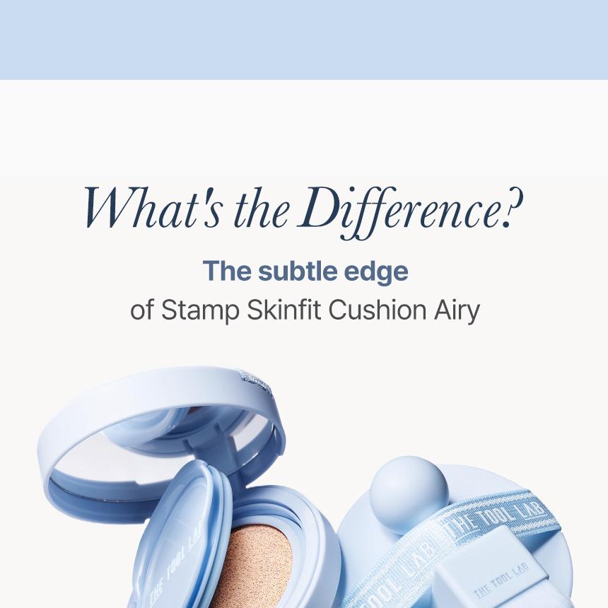 THE TOOL LAB Stamp Skinfit Cushion Airy + Brush THE TOOL LAB