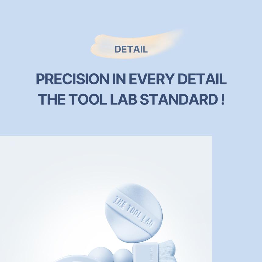 THE TOOL LAB Stamp Skinfit Cushion Airy + Brush THE TOOL LAB