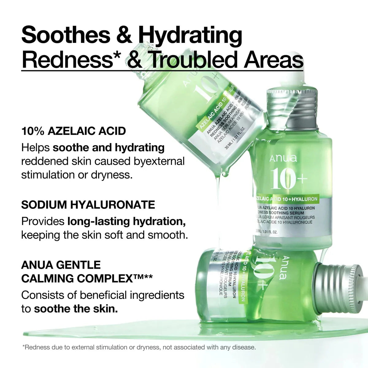 Anua Azelaic Acid 10 Hyaluron Redness Soothing Serum Anua