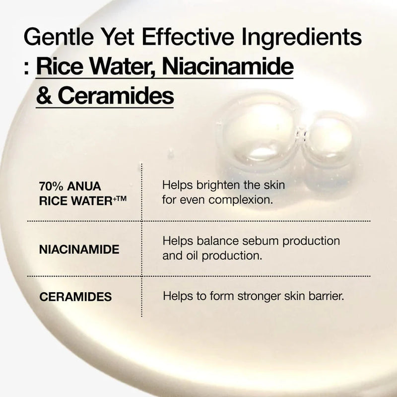 Anua Rice 70 Glow Milky Toner Anua