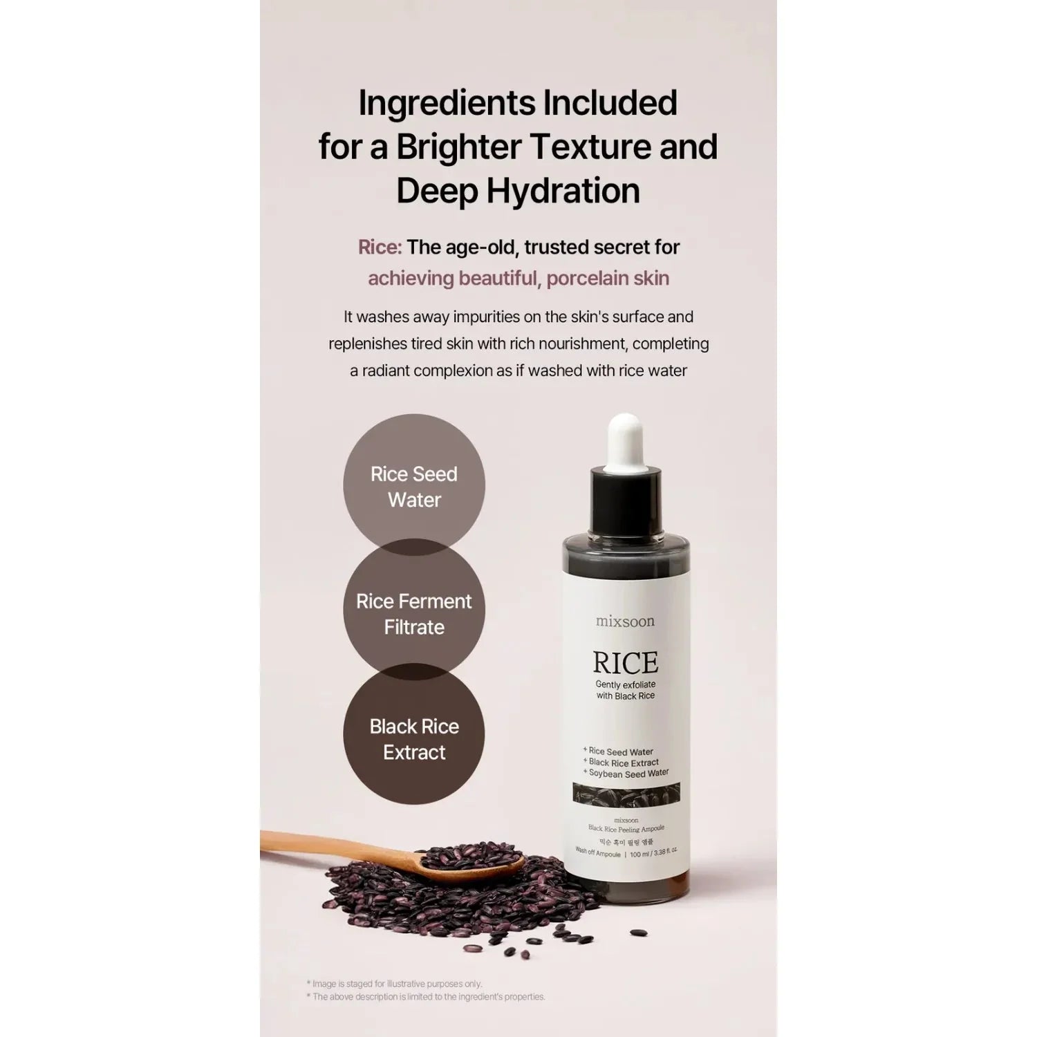 Mixsoon Black Rice Peeling Ampoule MIXSOON