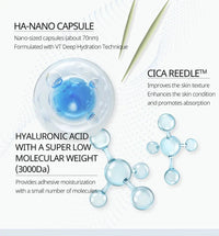 VT COSMETICS HYDROP REEDLE SHOT 100hL 2 STEP MASK VT COSMETICS