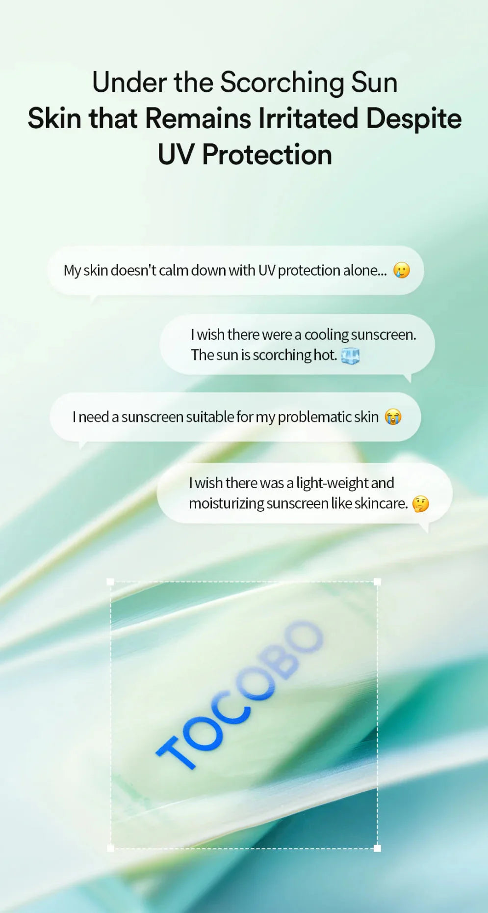 TOCOBO Cica Calming Sun Serum SPF50+ PA++++ TOCOBO