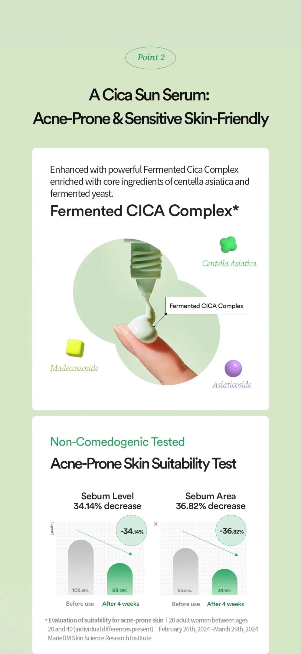 TOCOBO Cica Calming Sun Serum SPF50+ PA++++ TOCOBO
