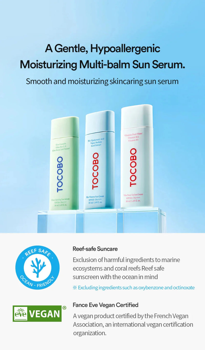 TOCOBO Cica Calming Sun Serum SPF50+ PA++++ TOCOBO