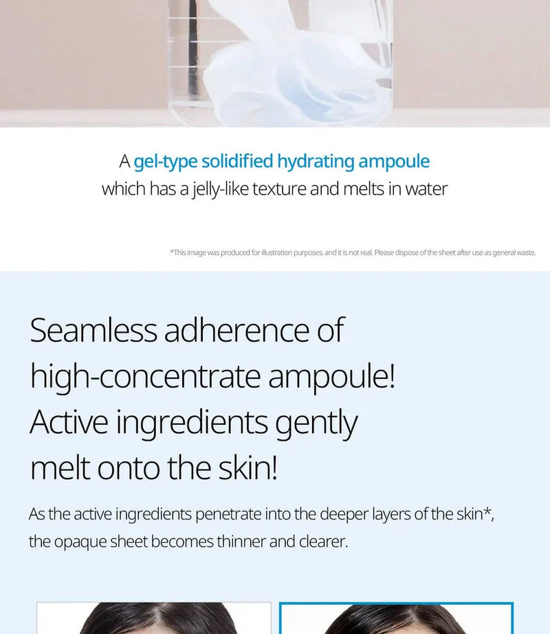 VT COSMETICS HYDROP REEDLE SHOT 100hL 2 STEP MASK VT COSMETICS