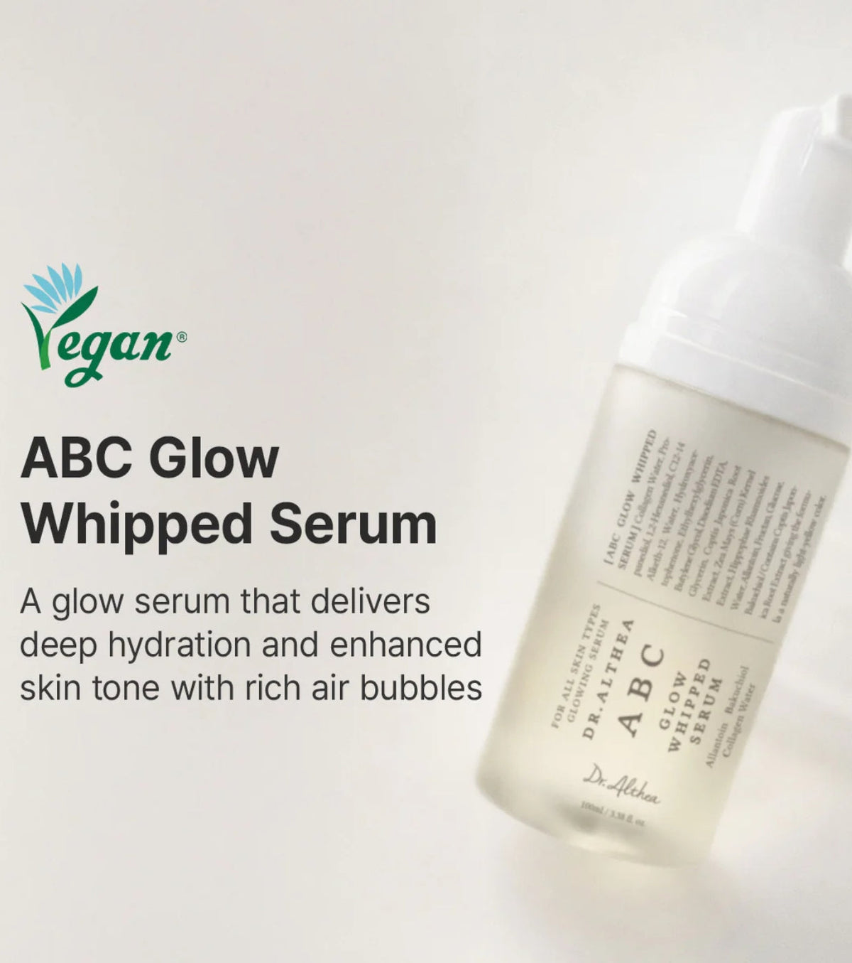 Dr.Althea ABC Glow Whipped Serum d'Alba