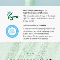 TOCOBO Cica Calming Powder Wash TOCOBO