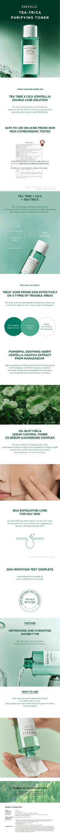 SKIN1004 Madagascar Centella Tea-Trica Purifying Toner SKIN1004