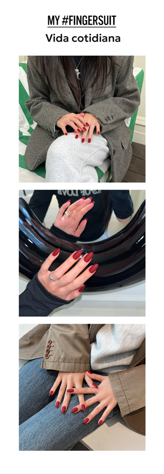 Finger Suit Deep Scarlet