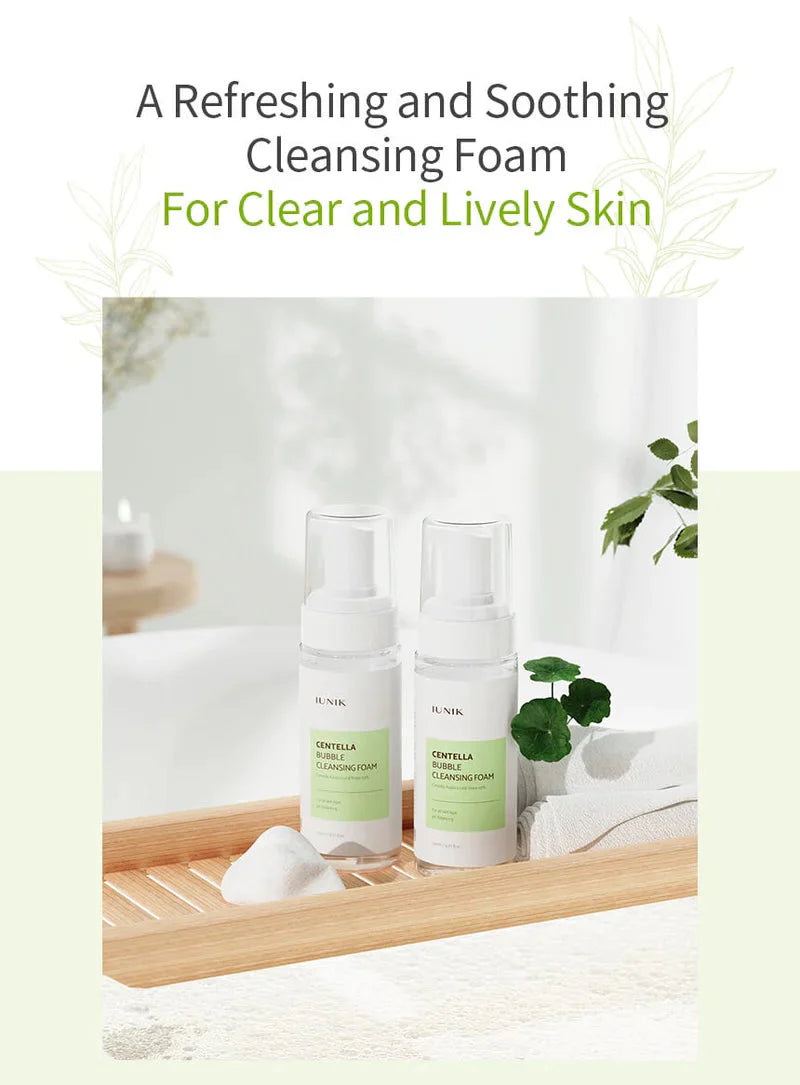 iUNIK Centella Bubble Cleansing Foam IUNIK