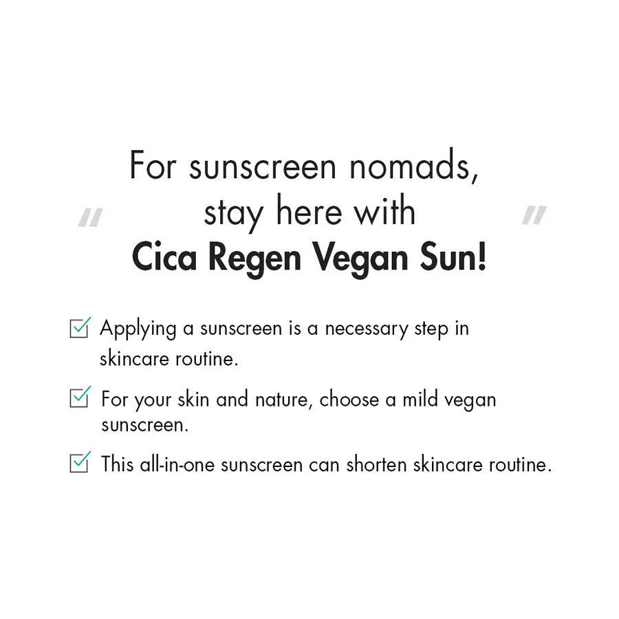 Dr.Ceuracle CICA REGEN VEGAN SUN Dr.Ceuracle