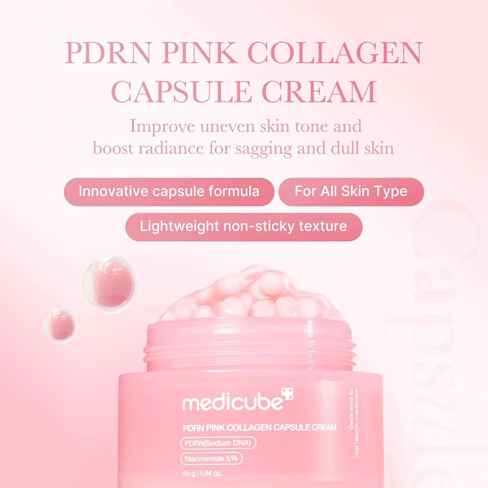 medicube PDRN PINK COLLAGEN CAPSULE CREAM medicube