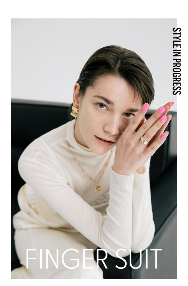 PINK BUBBLE GUM FINGER SUIT